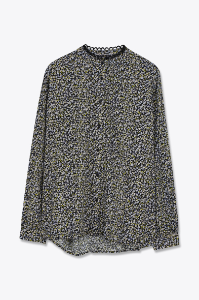CHEMISE COL DENTELLE