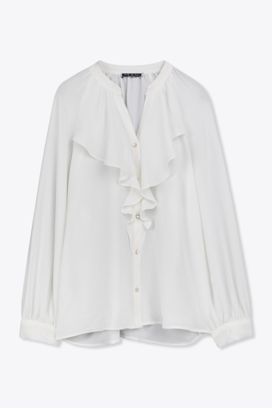 CHEMISE À VOLANTS