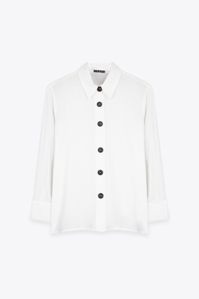 CHEMISE BOUTONS CONTRASTÉS