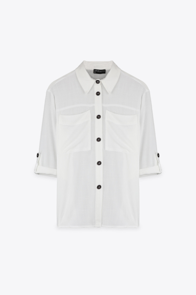 CHEMISE BOUTON  NOIRS