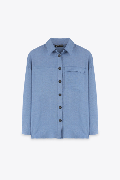 CHEMISE À POCHE À RABAT