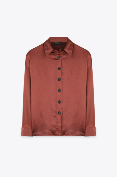 CHEMISE SATINÉE