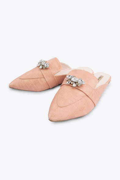 Mules plates fantaisies