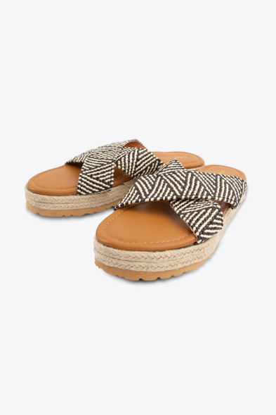 SANDALES BRIDES CROISÉES