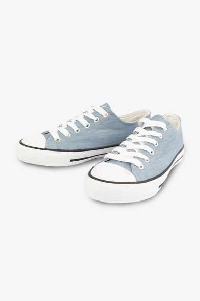 BASKETS EN TOILE DE JEAN
