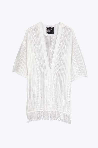 GILET À FRANGES