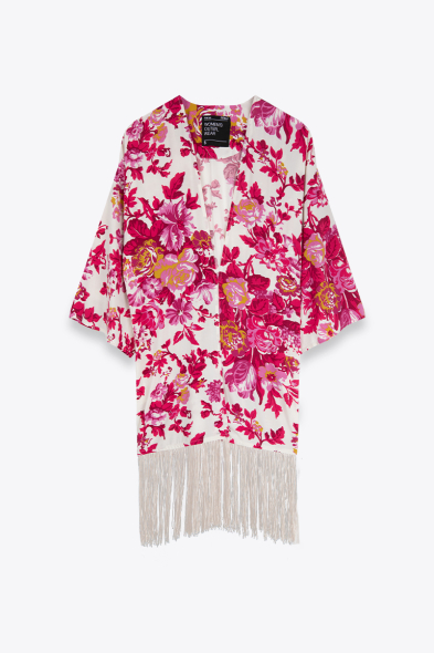 KIMONO À FRANGES
