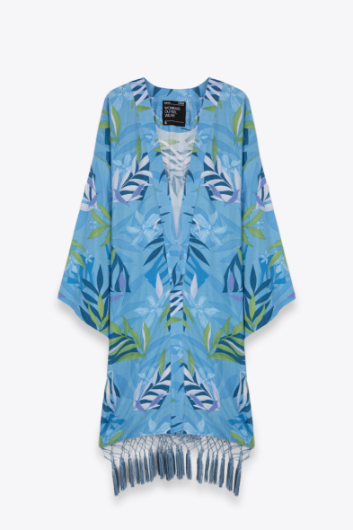 KIMONO À FRANGES