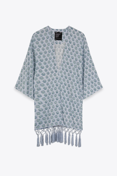 KIMONO À FRANGES
