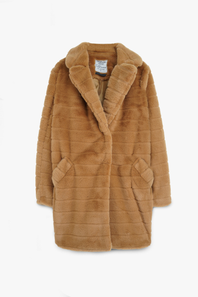 MANTEAU FOURRURE RAYEE