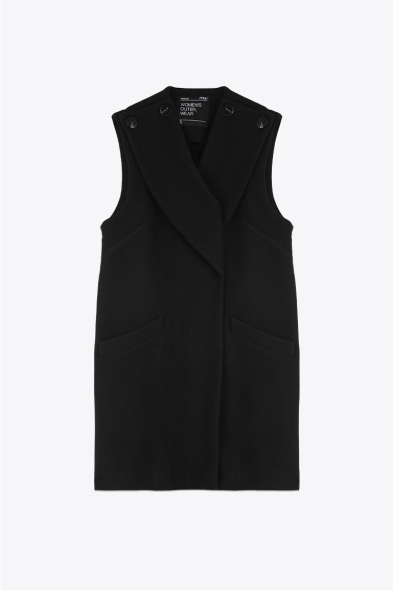 MANTEAU SANS MANCHE DOUX