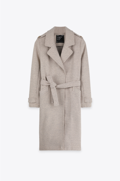 MANTEAU DOUX CROISÉ