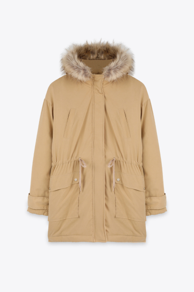 MANTEAU PARKA À FOURRURE