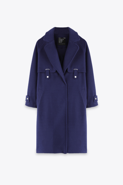 MANTEAU DOUX DROIT