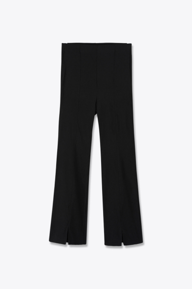 PANTALON FLARE À DÉCOUPE