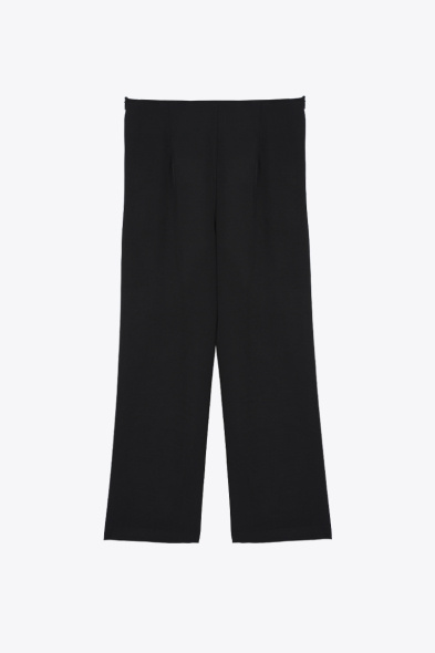 PANTALON CROP AVEC ZIP INVISIBLE
