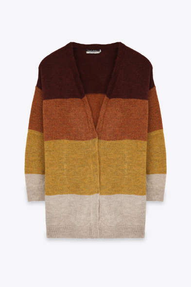 GILET À RAYURES