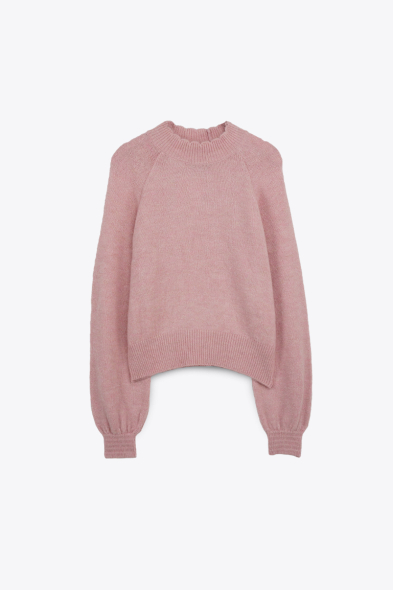 PULL BASIQUE AVEC MANCHES BOUFANTES