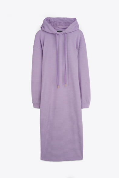 Robe longue à capuche