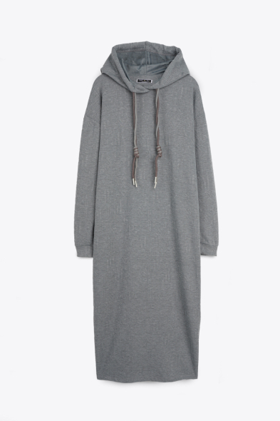 Robe longue à capuche