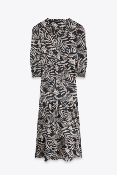 ROBE BLACK LEAVES