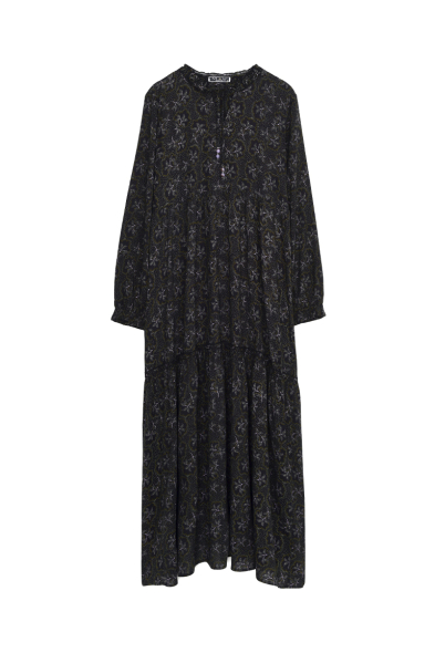 Robe imprimée avec découpe