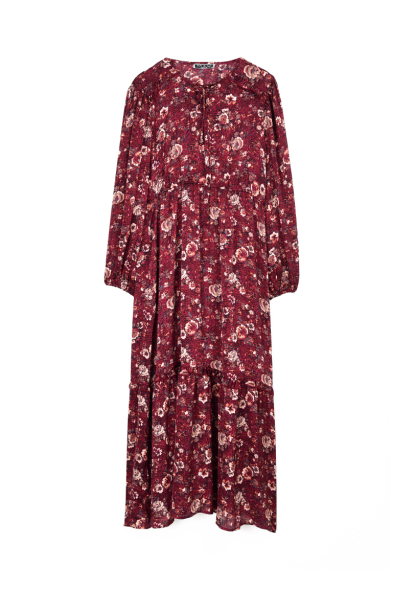 robe longue à volants