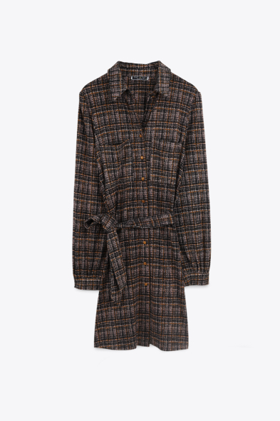 ROBE CHEMISE CEINTURÉE