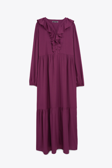 ROBE À VOLANTS