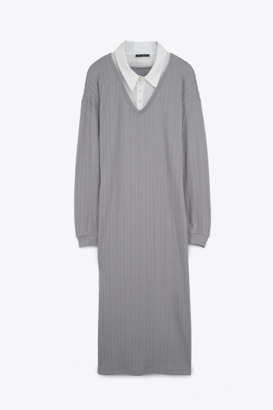 ROBE AVEC COL CHEMISE