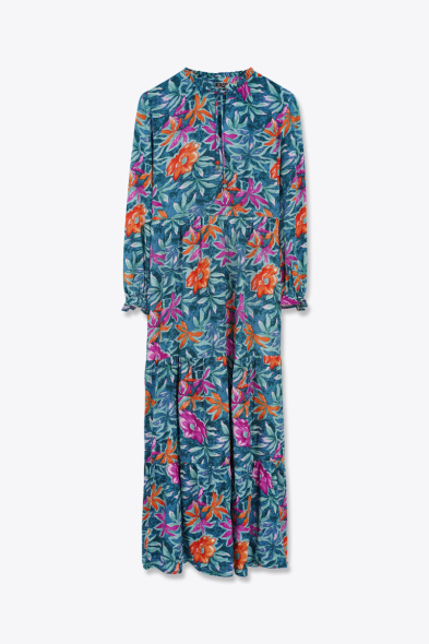 ROBE LONGUE DEUX DECOUPE