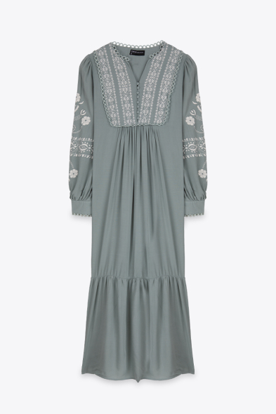 ROBE LONGUE AVEC SERIGRAPHIE