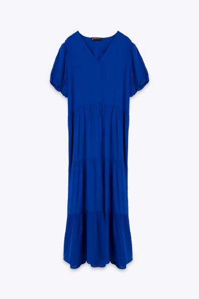 ROBE À MANCHES BOUFFANTES