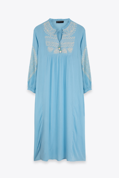 ROBE SERIGRAPHIE BLUE