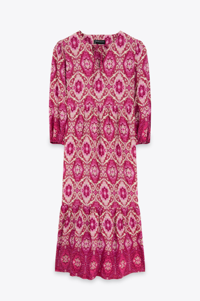 ROBE LONGUE IMPRIMÉE IKAT