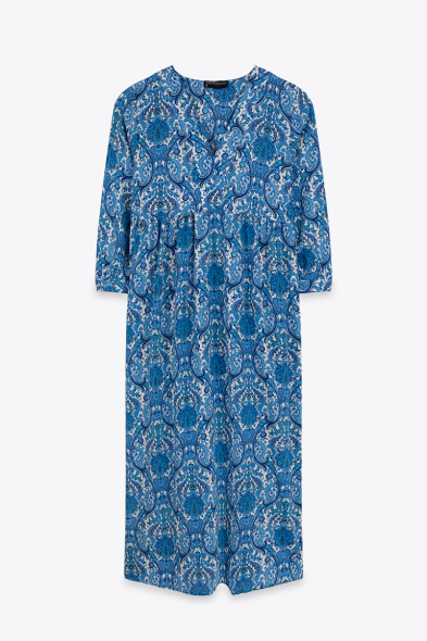 ROBE LONGUE PAISLEY