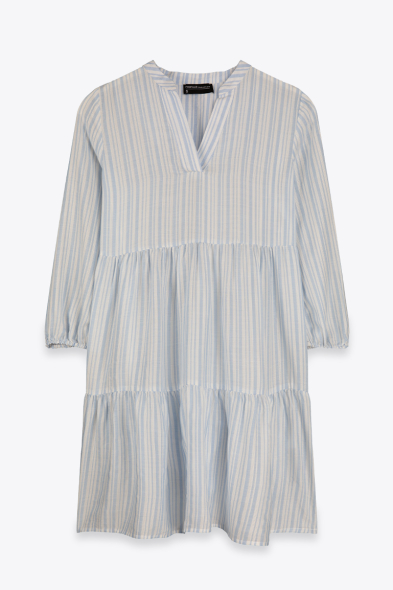 ROBE COURTE RAYÉE