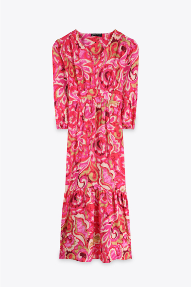 ROBE LONGUE IMPRIMÉE