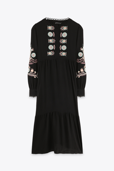 ROBE LONGUE BRODÉE