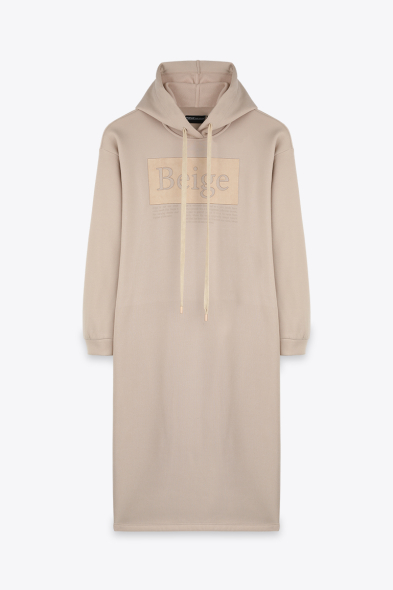 ROBE LONGUE À CAPUCHE