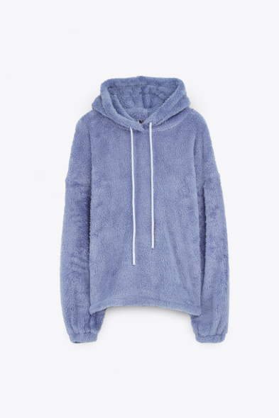 SWEAT À CAPUCHE EN FOURRURE