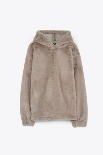 HOODIE EN FOURRURE