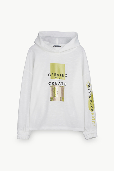 HOODIE À SEQUINS