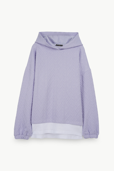 HOODIE TEXTURÉ