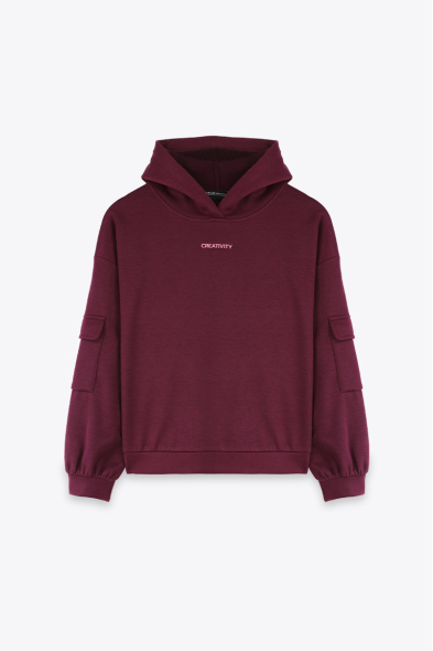 SWEAT À CAPUCHE IMPRIMÉ