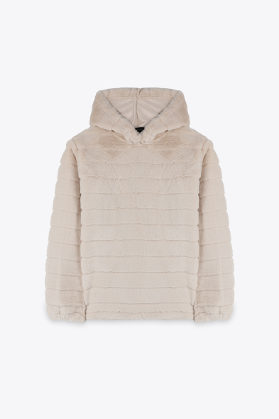 SWEAT À CAPUCHE ET FOURRURE