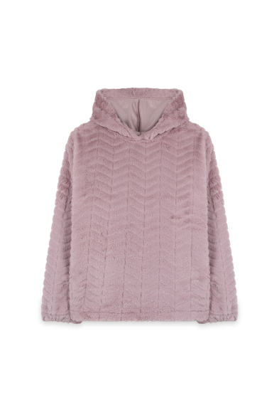 SWEAT À CAPUCHE EN FOURRURE