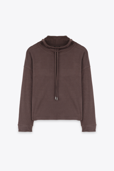 SWEAT À COL REPLIÉ
