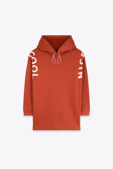 SWEAT À CAPUCHE IMPRIMÉ