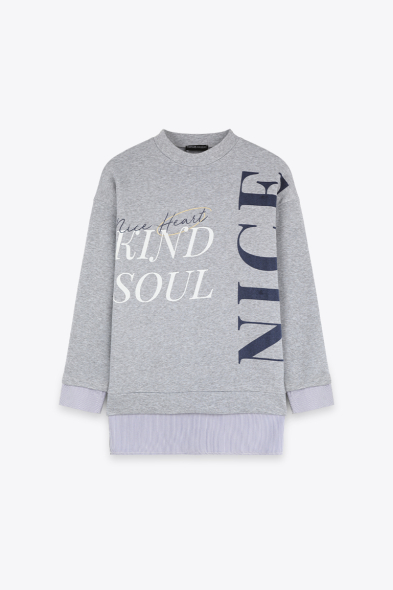 SWEAT À CAPUCHE IMPRIMÉ